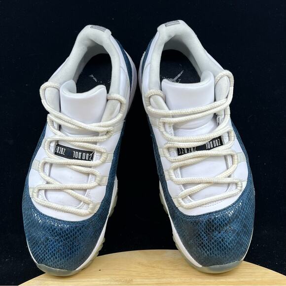 Jordan 11 Retro Low Snake Navy Snakeskin 2019 Men’s Size 10 CD6846-102 - Picture 11 of 11